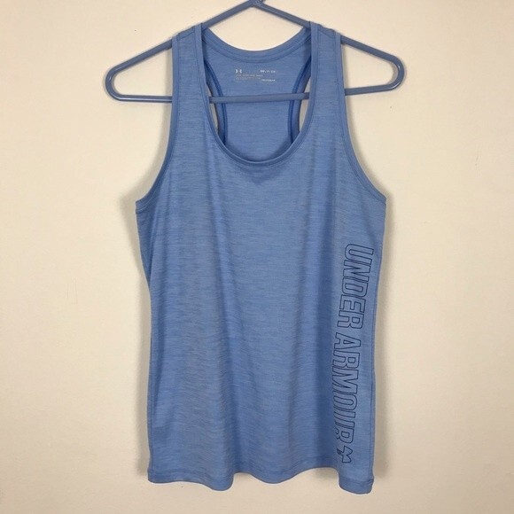 Under Armour Blue Razor Back Heatgear Tank Top- Size Small- Great Condition!! - Picture 1 of 3